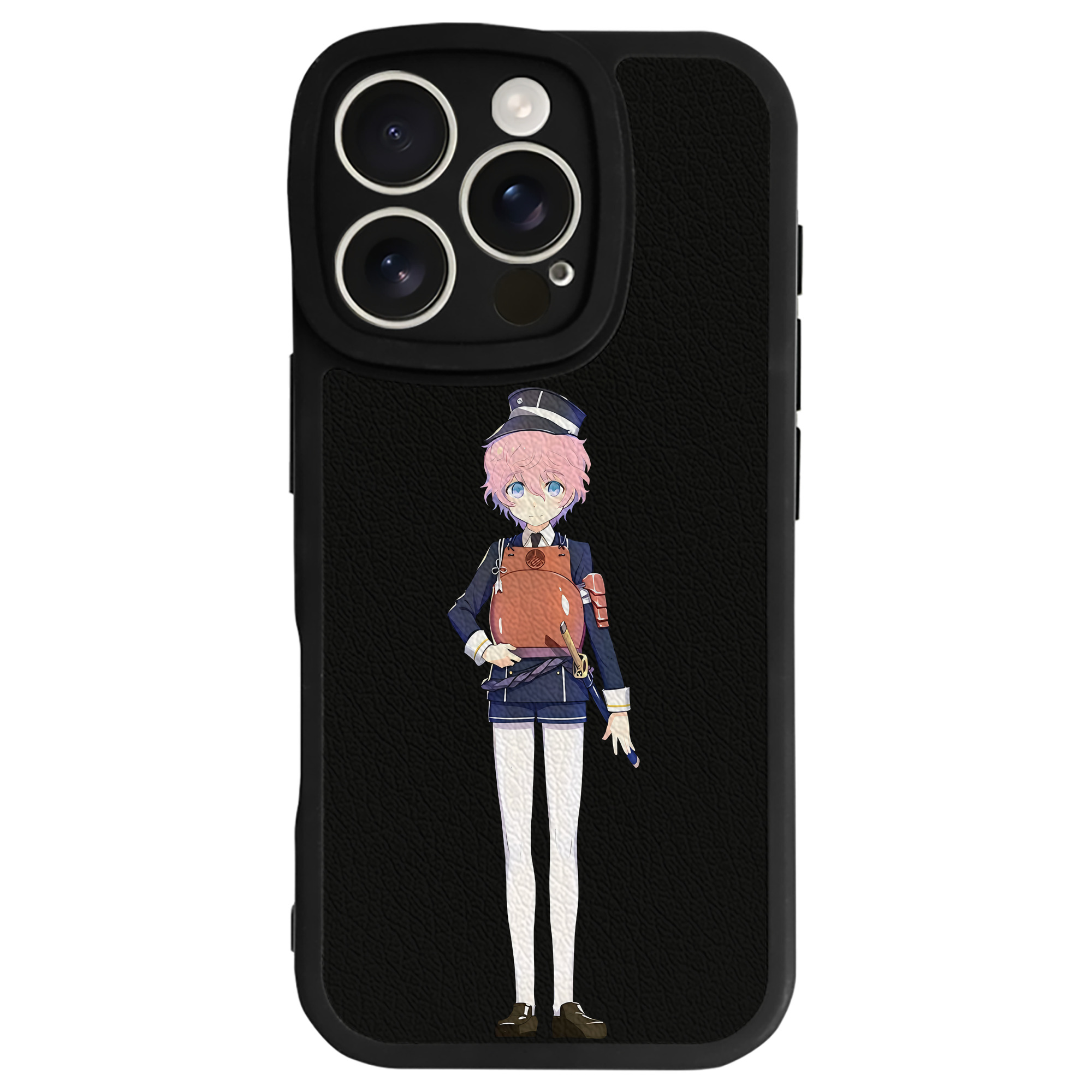 （画像用） 刀剣乱舞 Touken Ranbu 【iPhone 16シリーズ対応】シリコンスマホケース（レザー調） 材質：シリコン